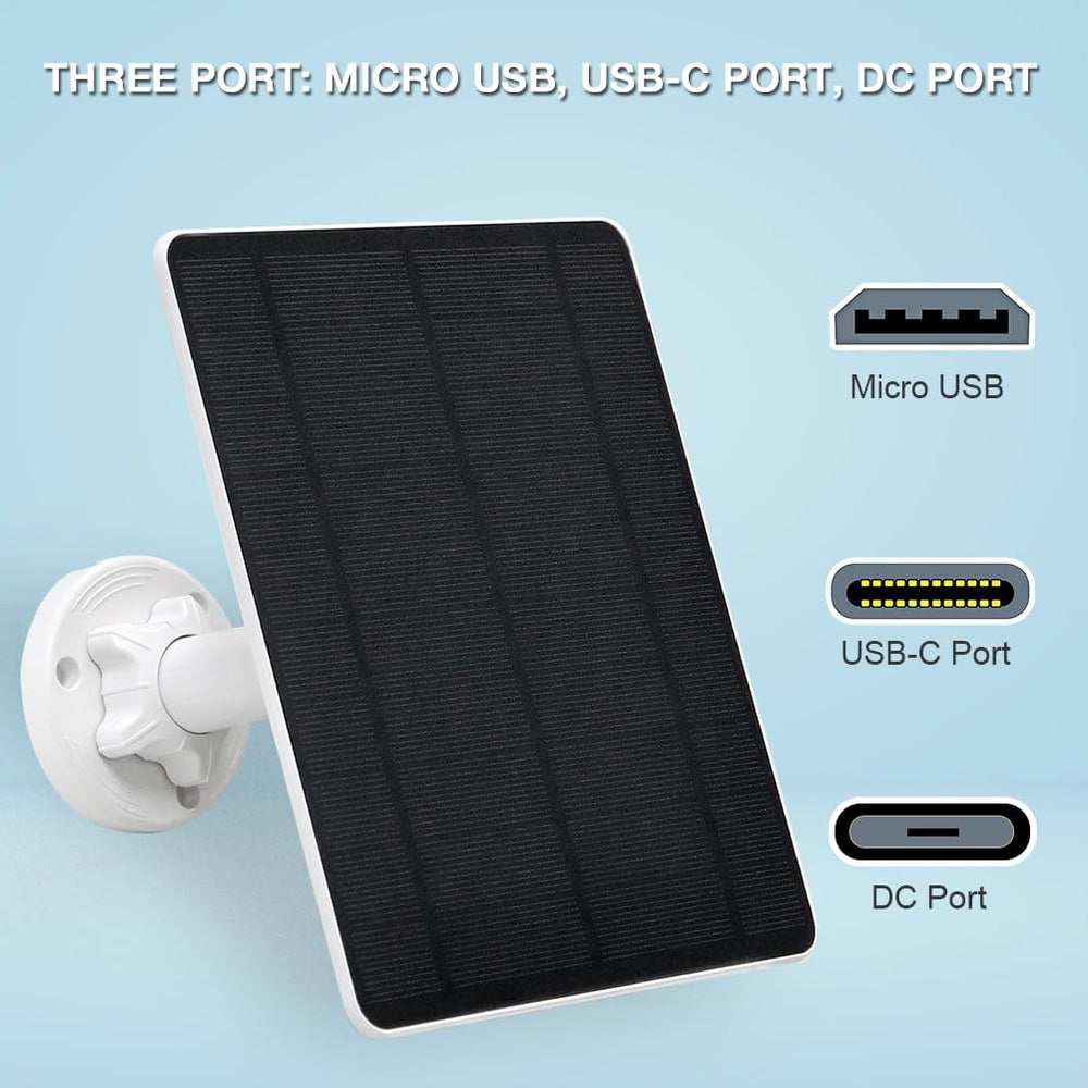 MUZUZZI panel mounted on exterior wall demonstrating easy outdoor installation and continuous power