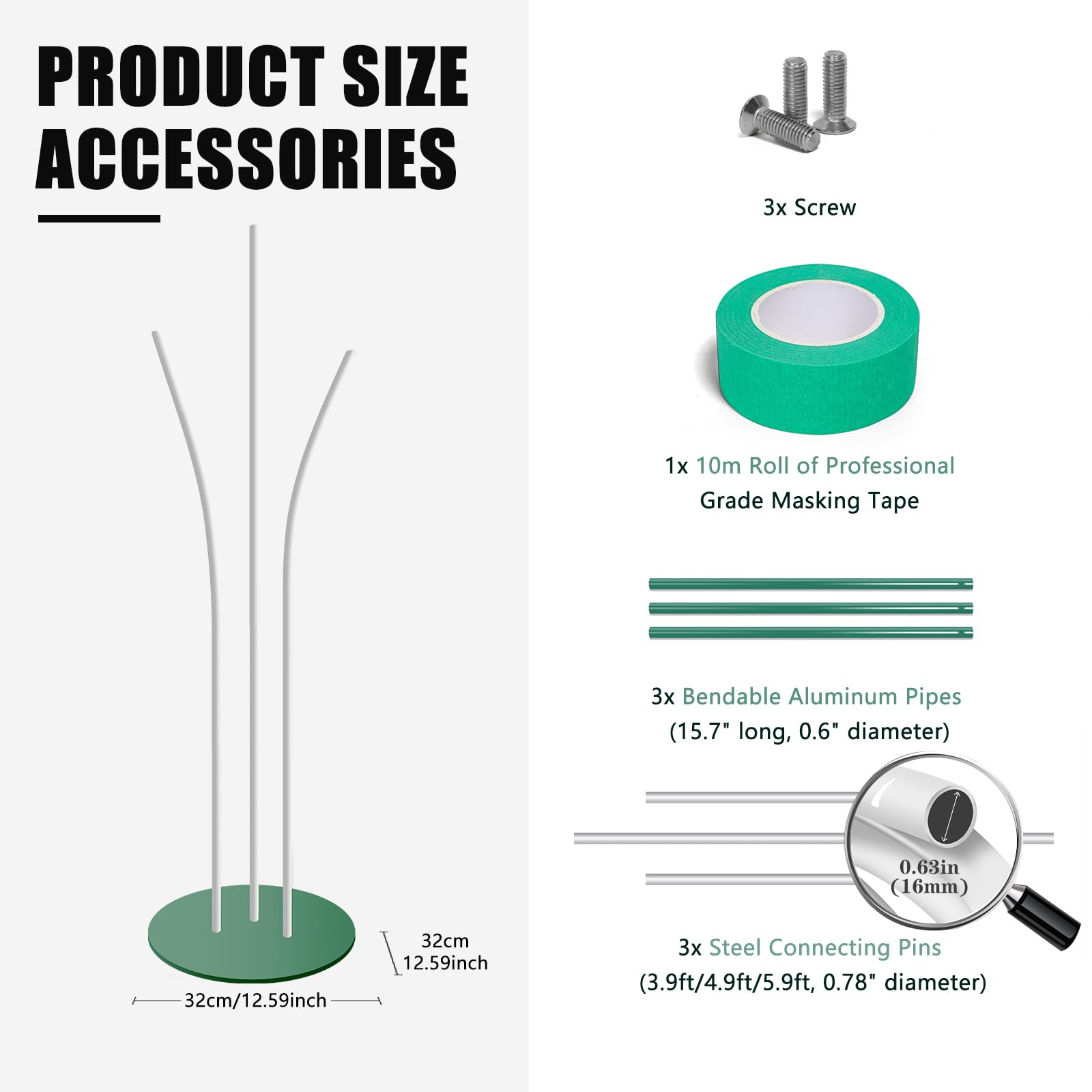 Mverse stem and pin connection close-up demonstrating secure, tool-free assembly