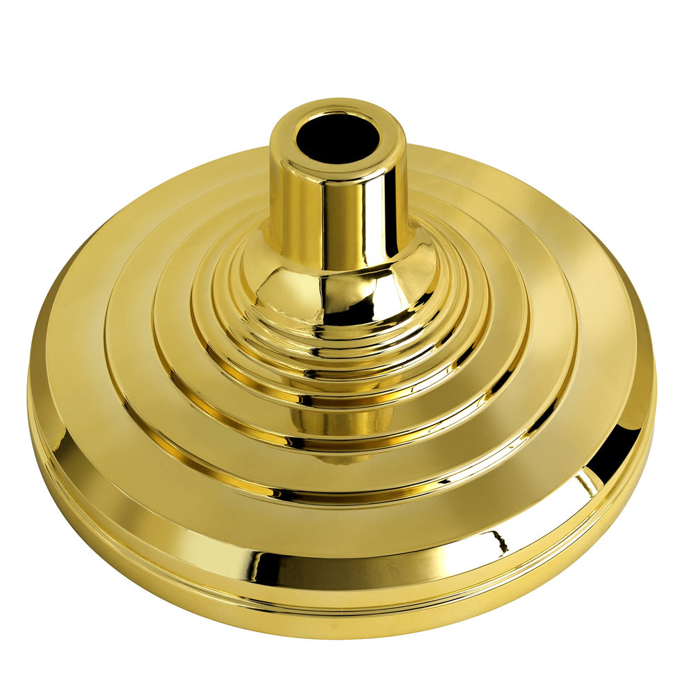 MVPRING gold base front view showing stable design and elegant finish
