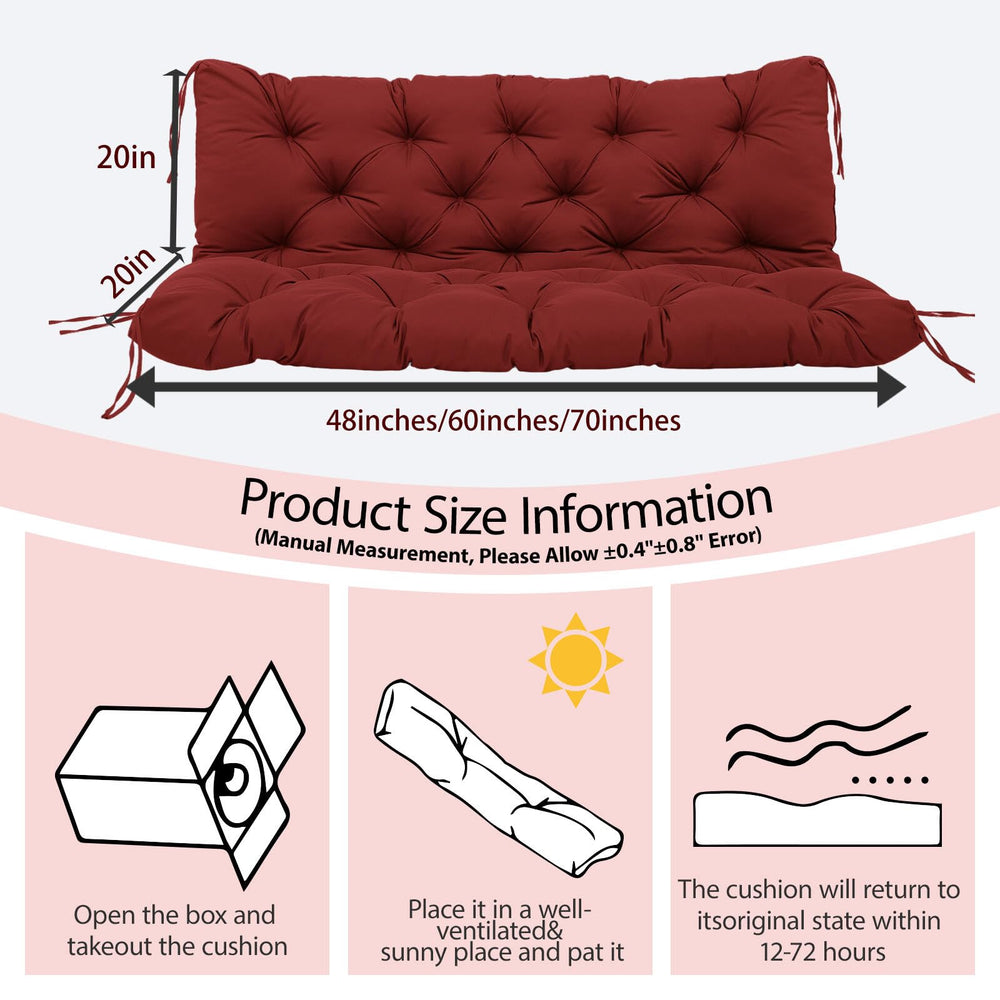 MVRFN expanded cushion after unpacking demonstrating restored loft and softness