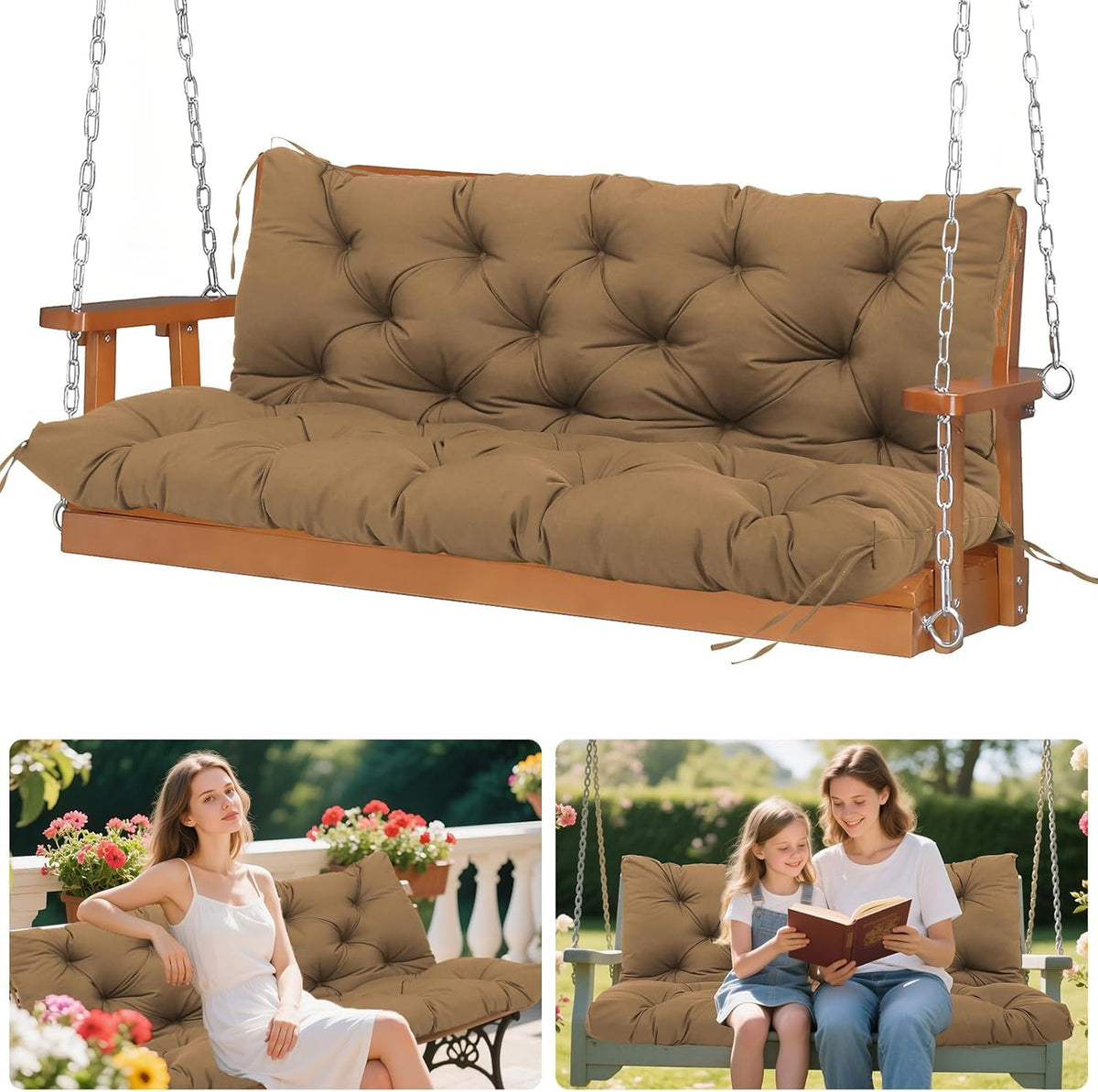MVRFN front view of full 60×40×5 cushion showing neat edges and fit
