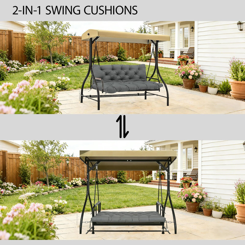 MVRFN detail of anti-slip ties securing cushion for stable outdoor seating