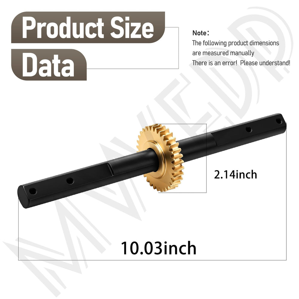 MWEDP copper anti-friction gears close-up with teeth detail for long-lasting wear