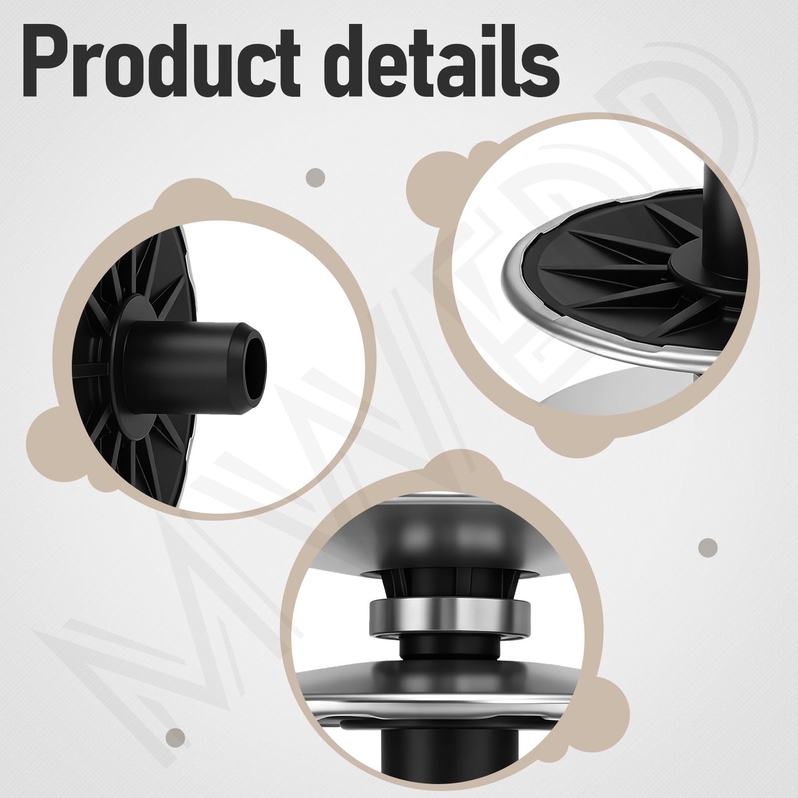 MWEDP drive belt detail showing groove and durable material for heat resistance