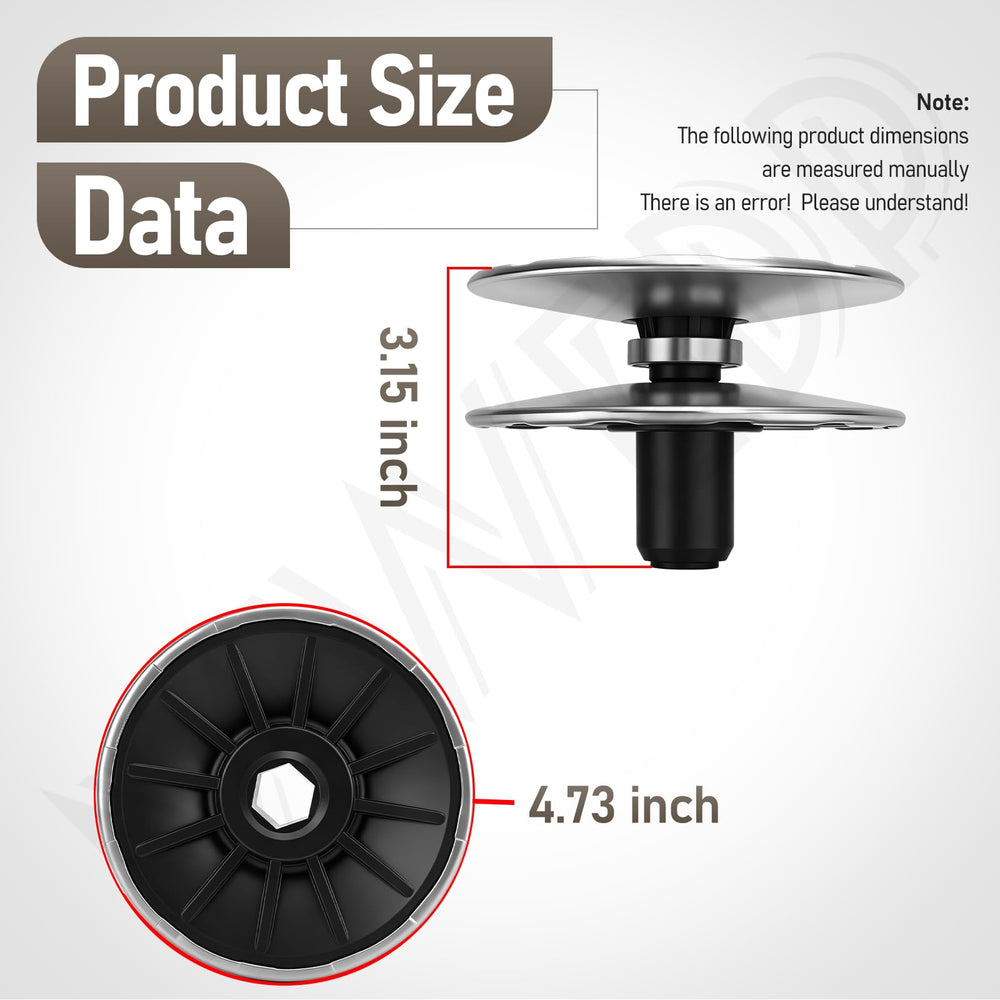 MWEDP close-up of variator pulley serration for improved belt stability