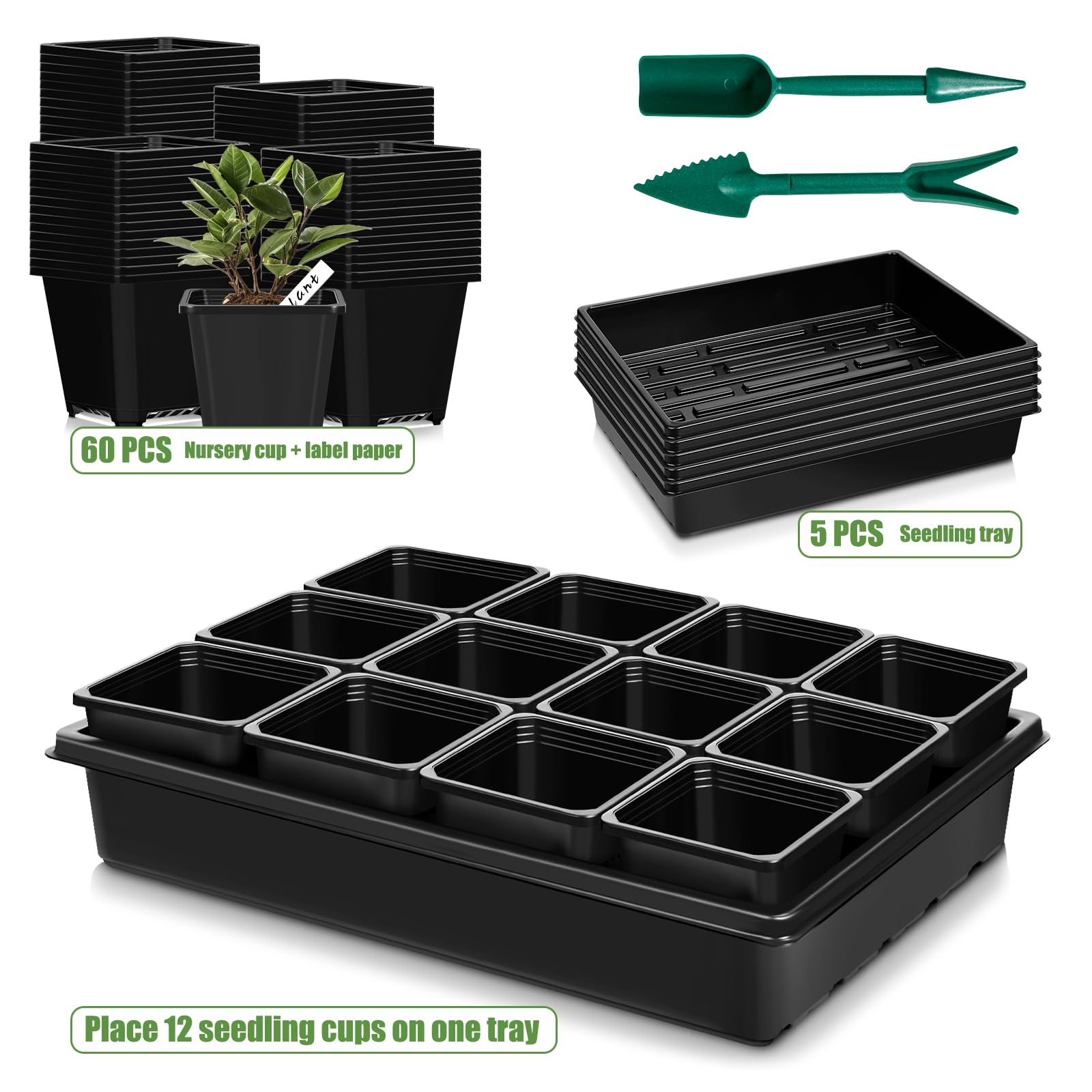mwellewm stacked trays demonstrating compact storage and transport