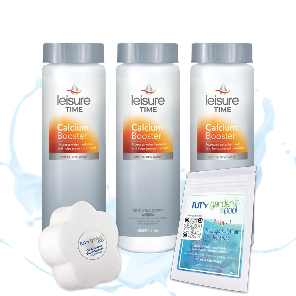 My Garden Pool front packaging bundle showing components and quick maintenance benefits