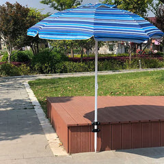 MY RUSTIC clamp with umbrella pole for size comparison and fit