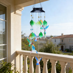MYCRLIFE solar panel top view, charges during day for automatic LED illumination
