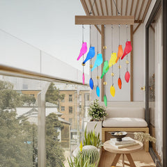 MYCRLIFE natural wood top and braided cord ready to hang for secure placement