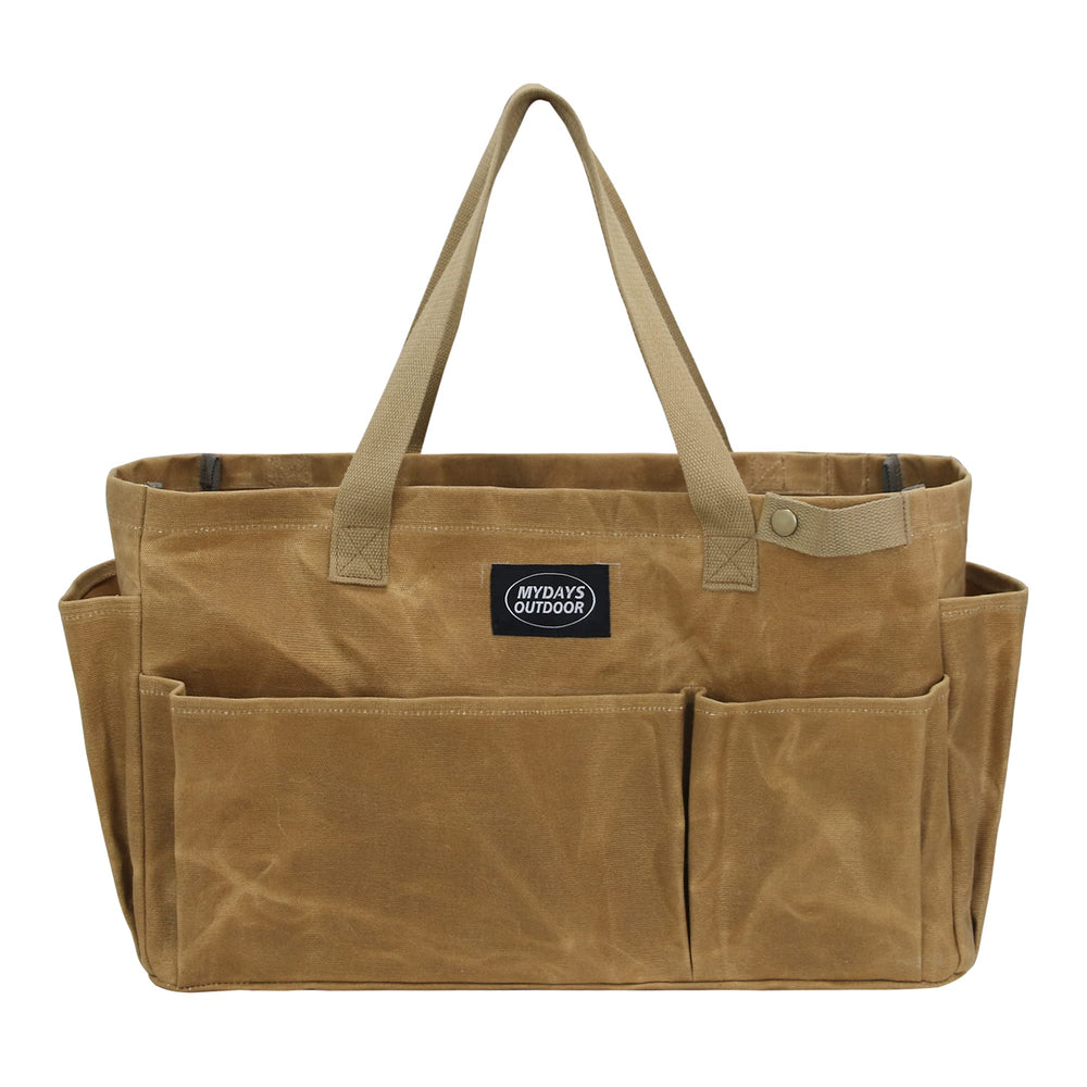 MYDAYS OUTDOOR front view showing tote organization and easy access