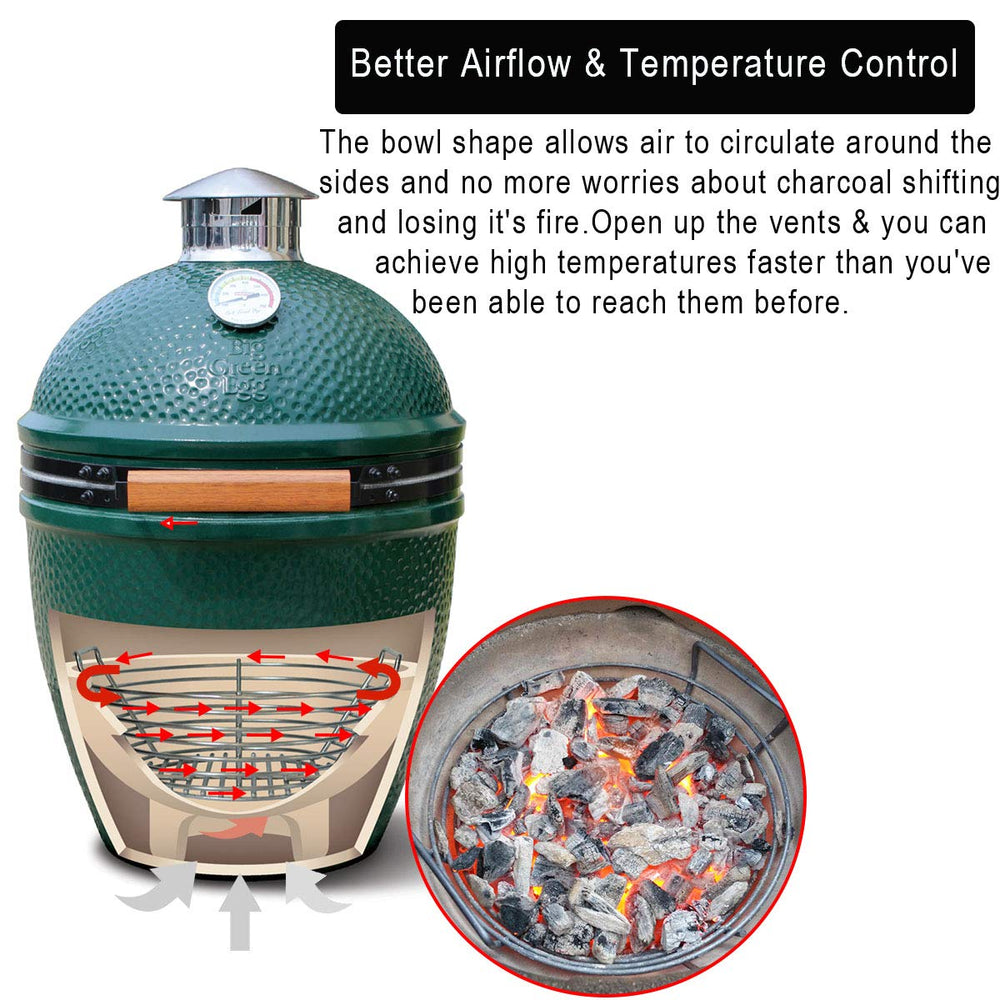 Mydracas basket loaded with lump charcoal for faster startups and even burn