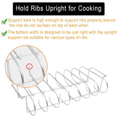 Mydracas slot detail and support bars showing stable rib support for even cooking