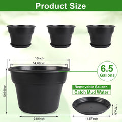 Myfeegoin drainage holes and tray shown protecting surfaces from runoff benefit