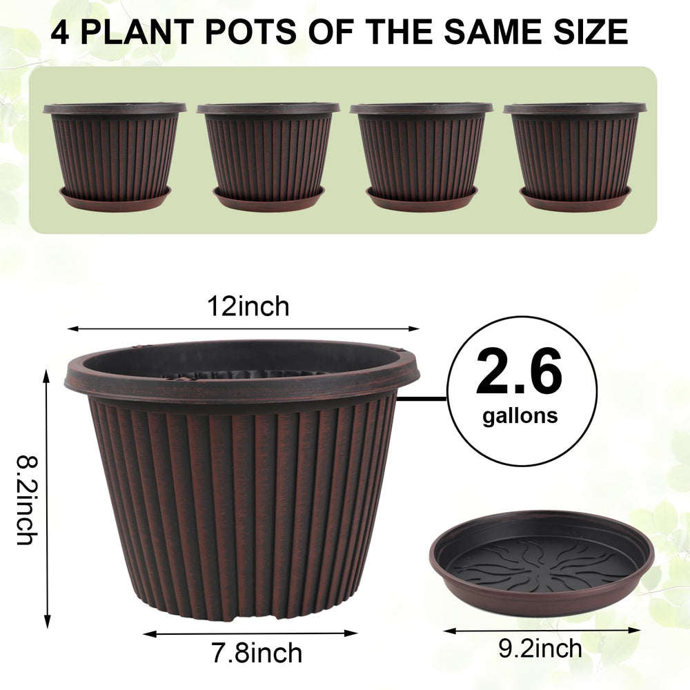 Myfeegoin planters styled with indoor plants in living room demonstrating decor upgrade