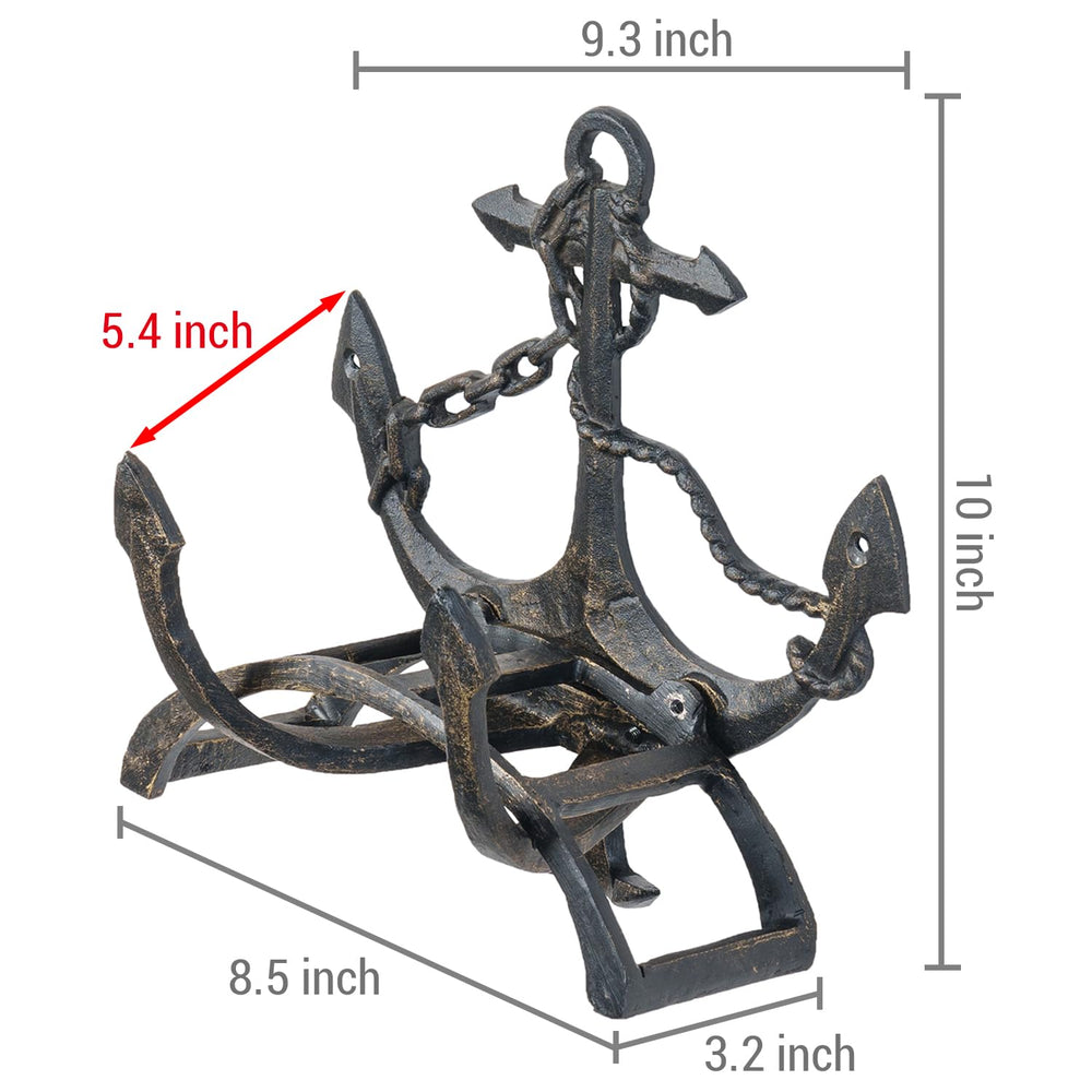 MyGift hanger next to a tape measure illustrating approximate dimensions and scale