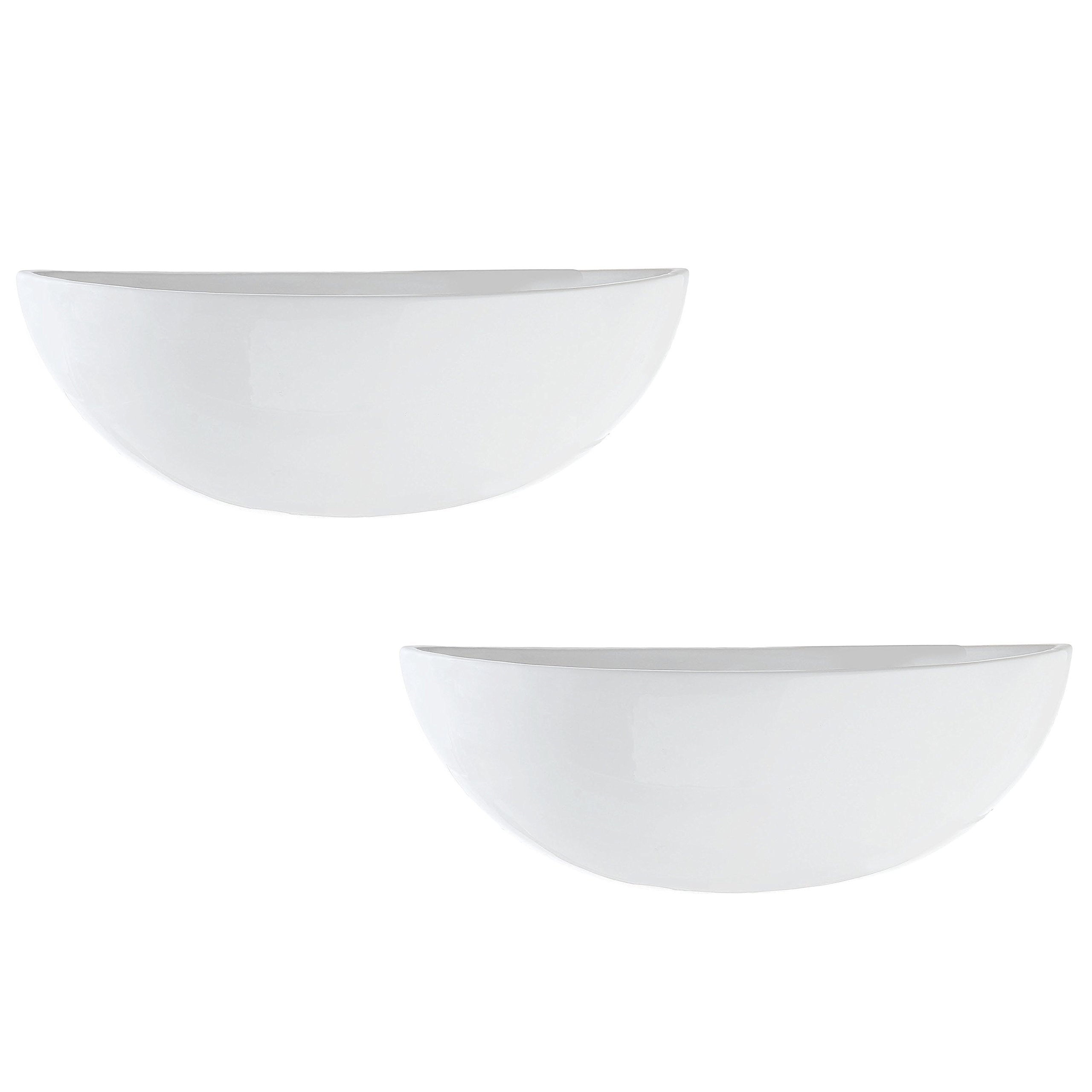 MyGift side profile close-up showing half-bowl wall-hugging design for space saving benefit