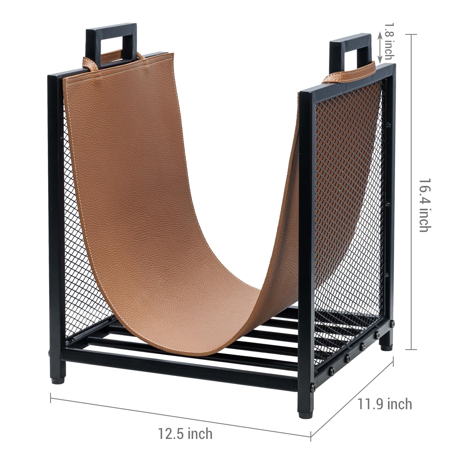 MyGift elevated feet and base keeping wood off surfaces to reduce moisture
