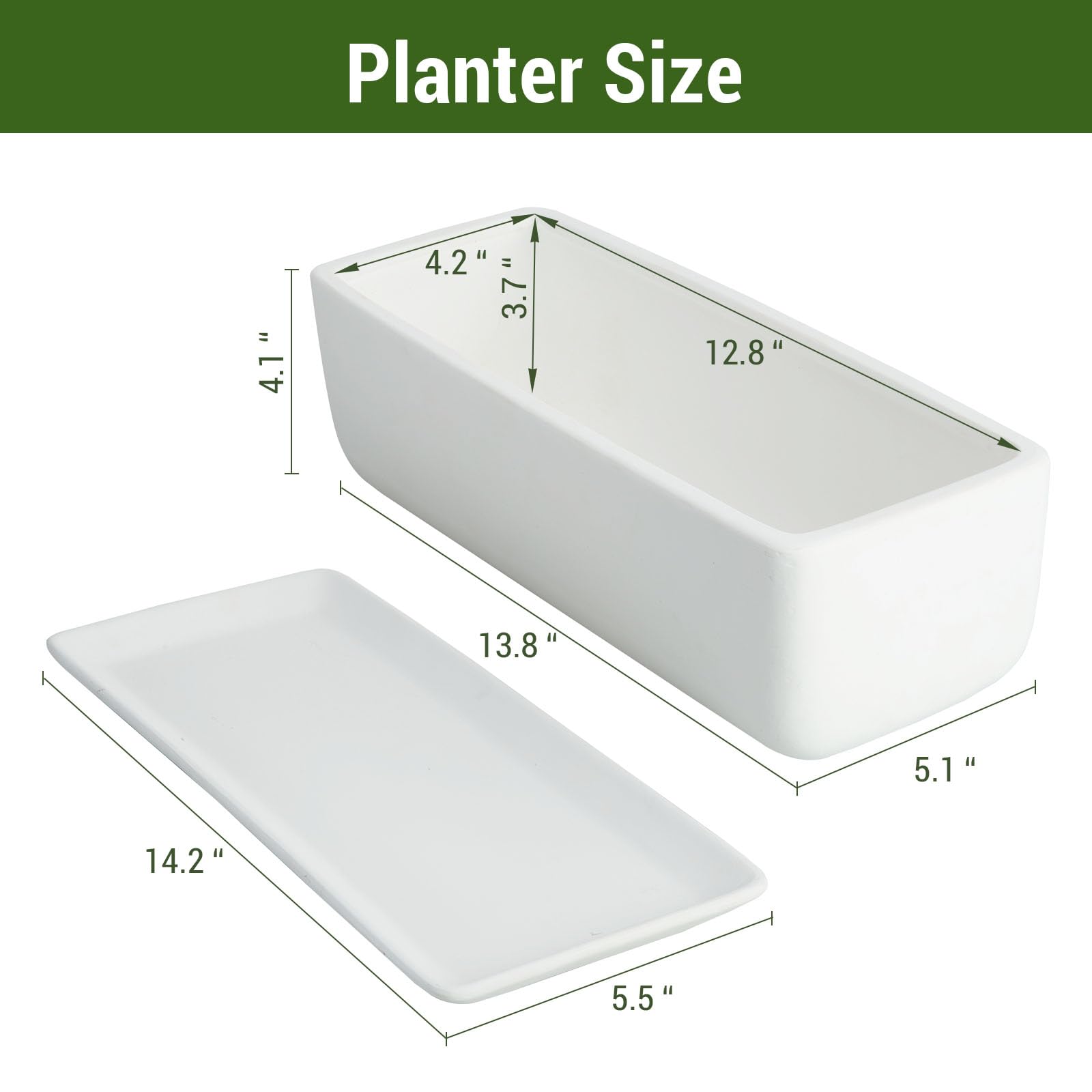 MyGift planter on kitchen counter demonstrating decorative display benefit