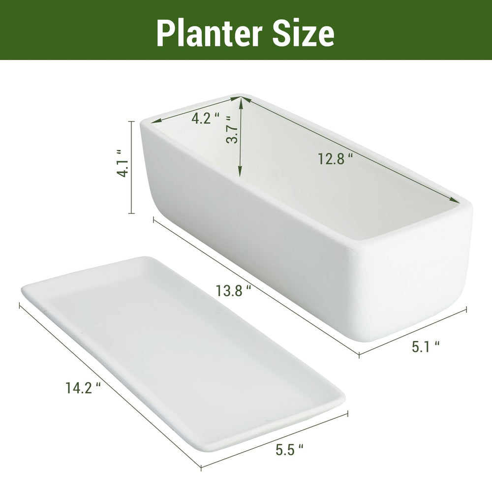 MyGift planter on kitchen counter demonstrating decorative display benefit
