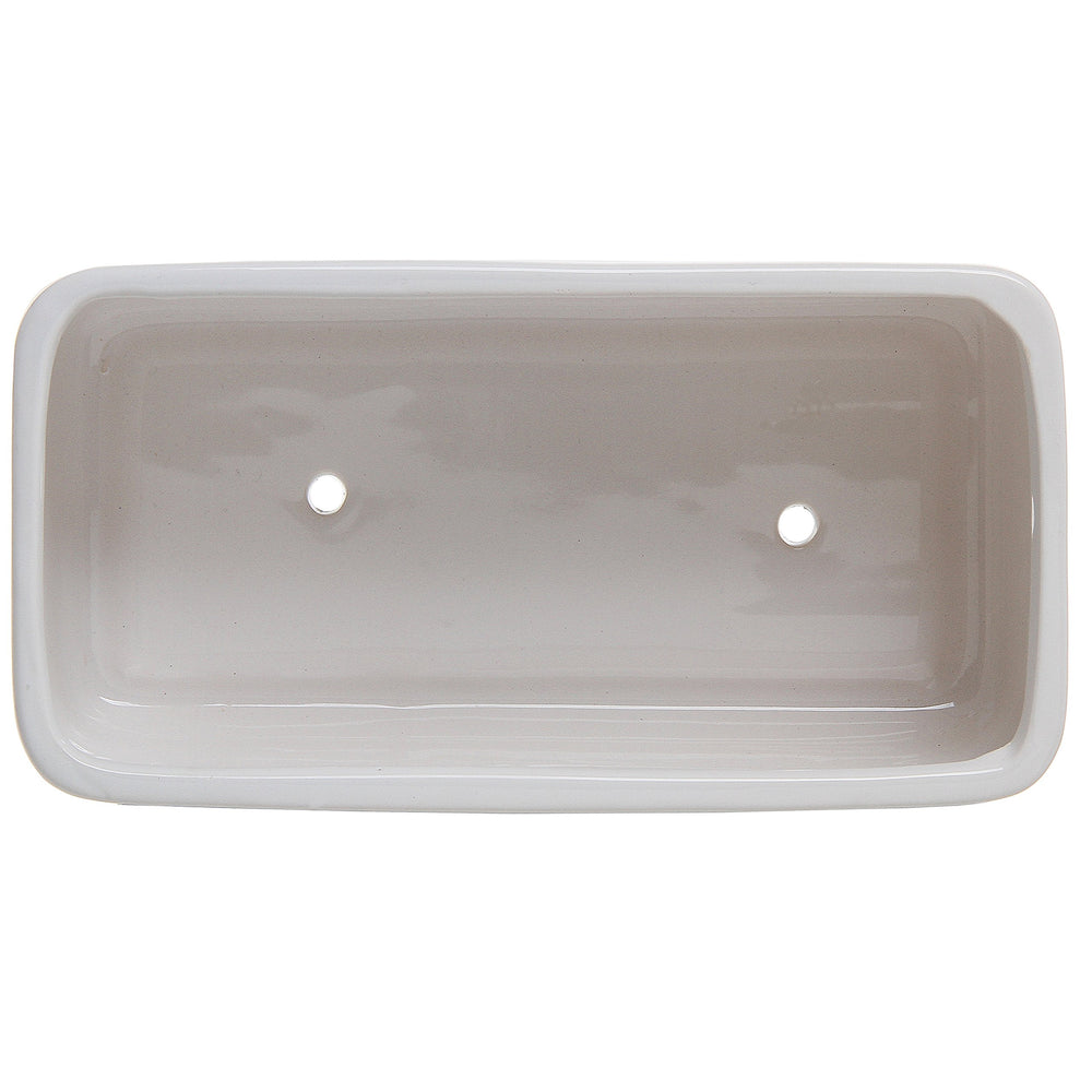 MyGift planter bottom view revealing dual drainage holes for healthier soil
