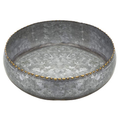MyGift close-up of brass-tone pebbled rim highlighting decorative detail and visual warmth