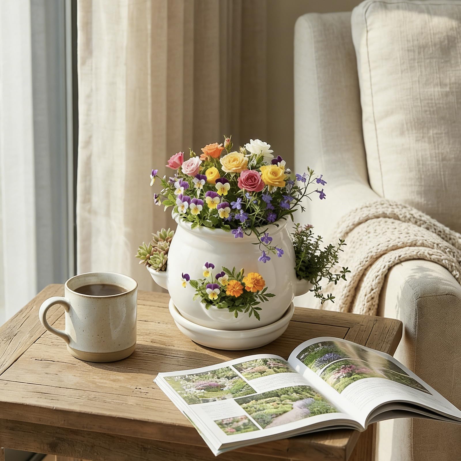 MyGift close-up of ceramic glaze texture highlighting quality finish and durability