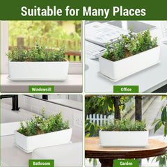 MyGift drainage hole and removable saucer detail protecting surfaces benefit