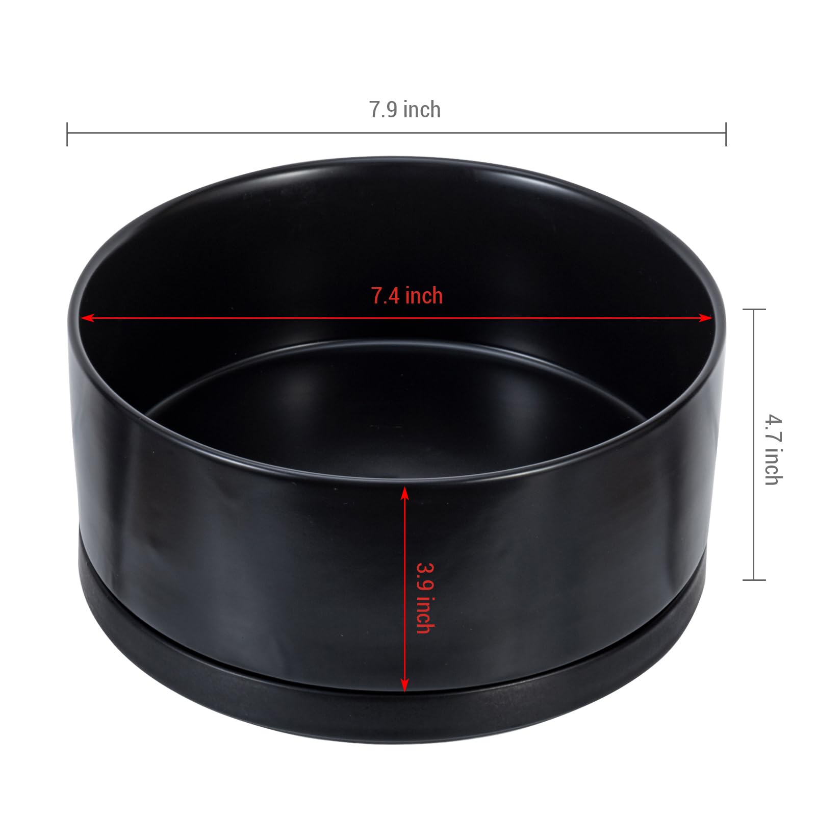 MyGift planter texture closeup showing matte ceramic finish and durability