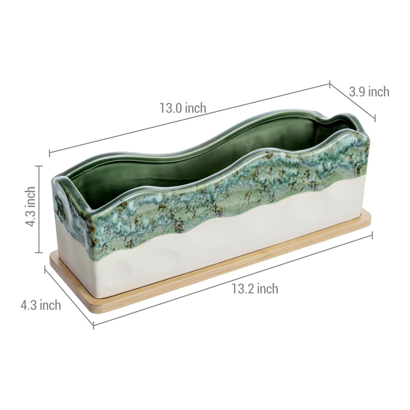 MyGift planter filled with succulents showing planting arrangement inspiration and visual charm