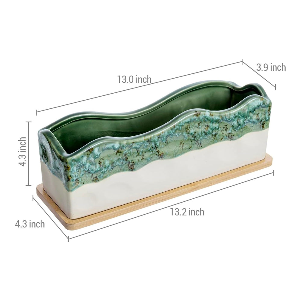 MyGift planter filled with succulents showing planting arrangement inspiration and visual charm