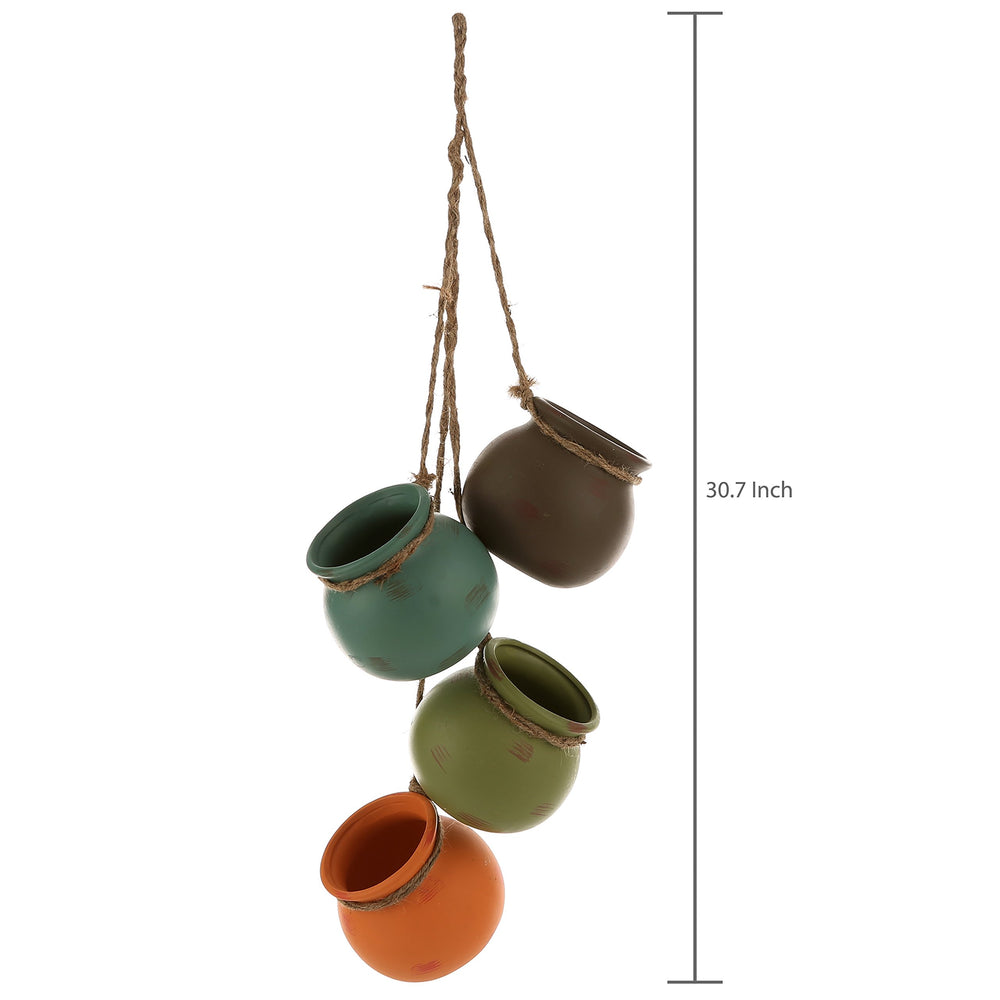 MyGift set hung near a kitchen window, creates an attractive herb display
