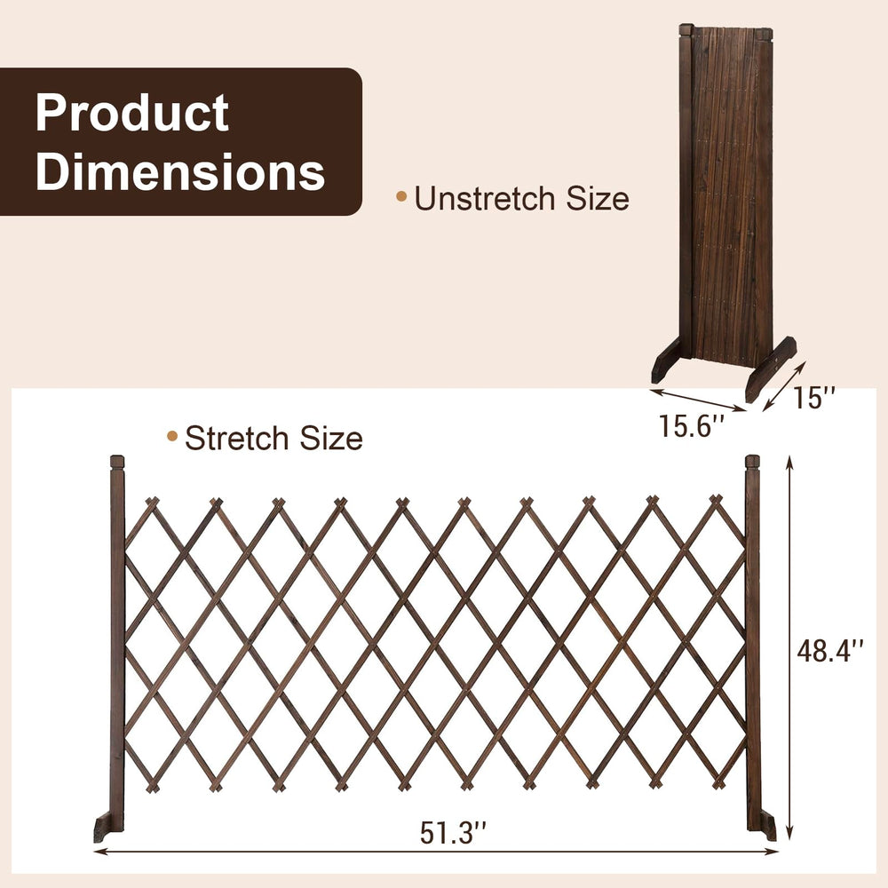 MyGift trellis with climbing vines attached, supports healthy vertical plant growth