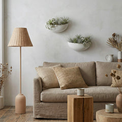 MyGift planters mounted in kitchen displaying compact greenery for countertop-free decor benefit