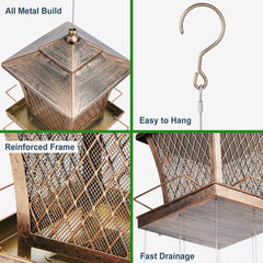 MYITYARD four perches closeup providing comfortable bird seating