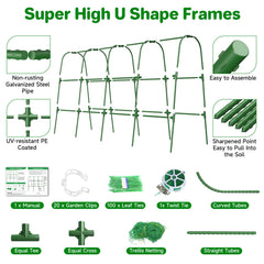MYMULIKE nylon netting detail demonstrating vine support and easy training