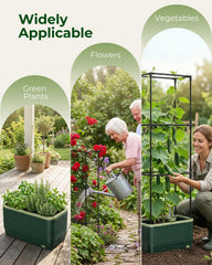 MYMULIKE trellis assembled to full height demonstrating vertical support for vines