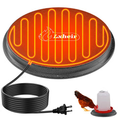 Myodal front view of heated base showing stable platform and benefit of reliable warmth