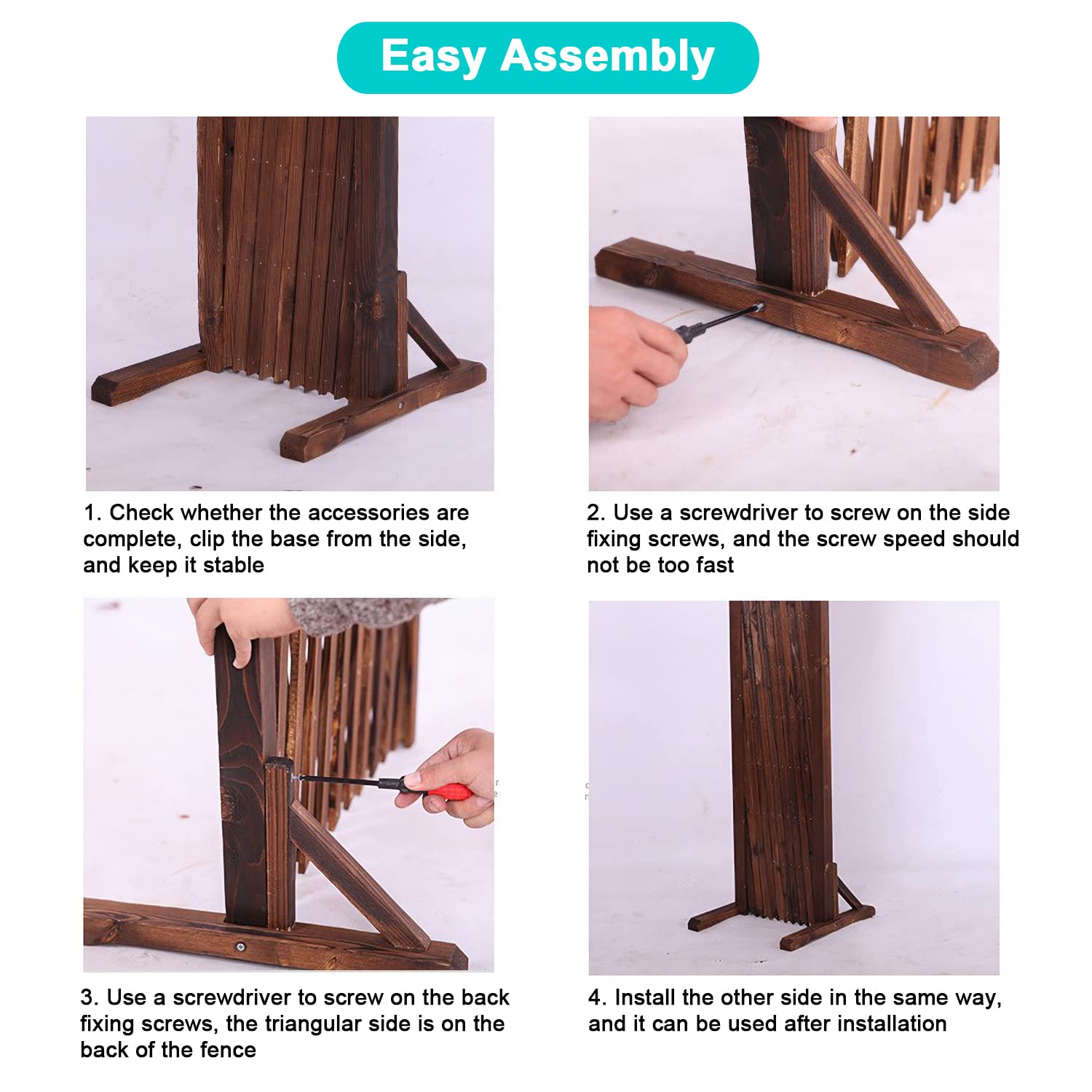 MYOYAY base and screws included for quick installation and stable placement