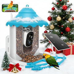 MYPIN close-up of camera and transparent 2.6L seed reservoir for clear monitoring