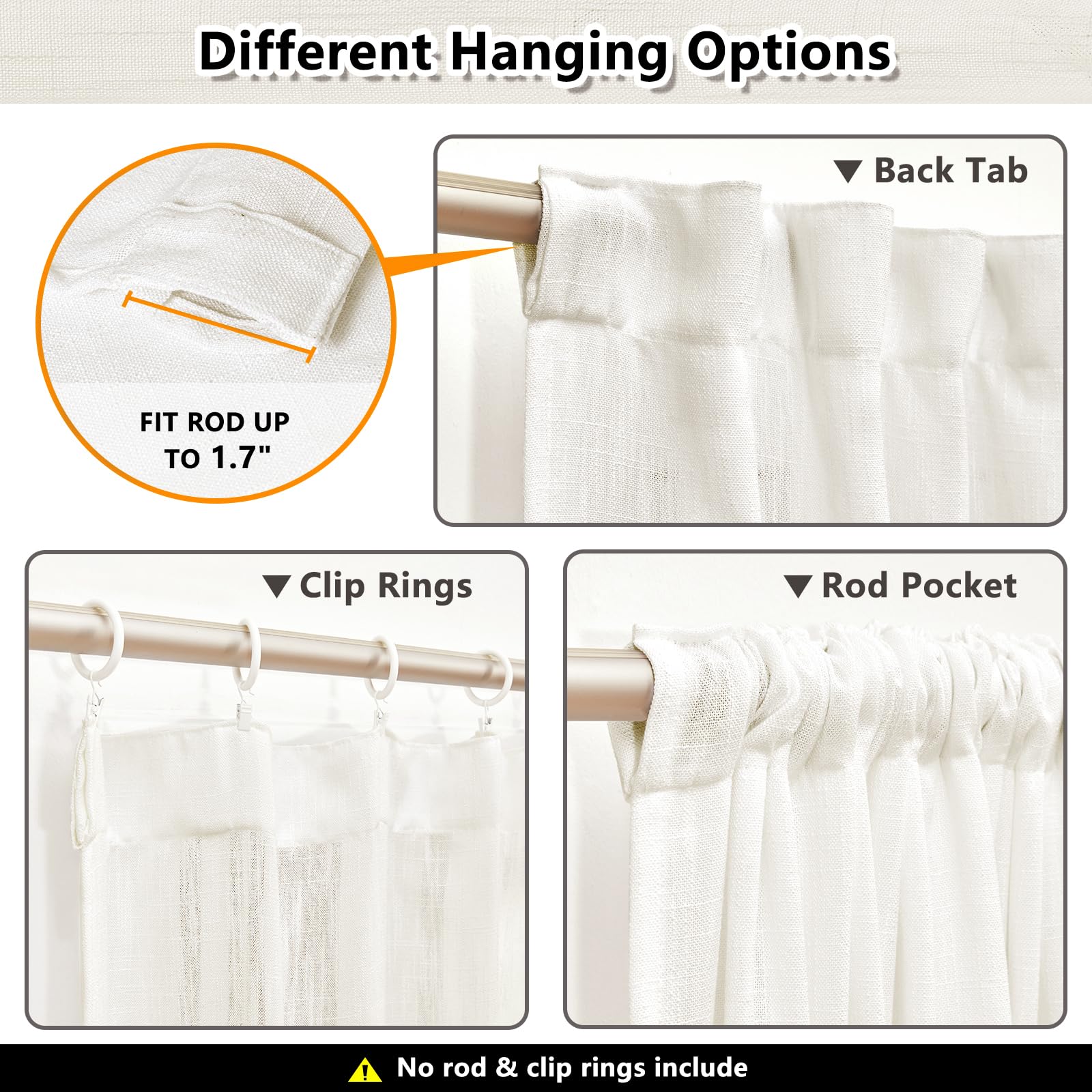 MYSKY HOME back tab detail showing hidden-hang finish and clean silhouette benefit