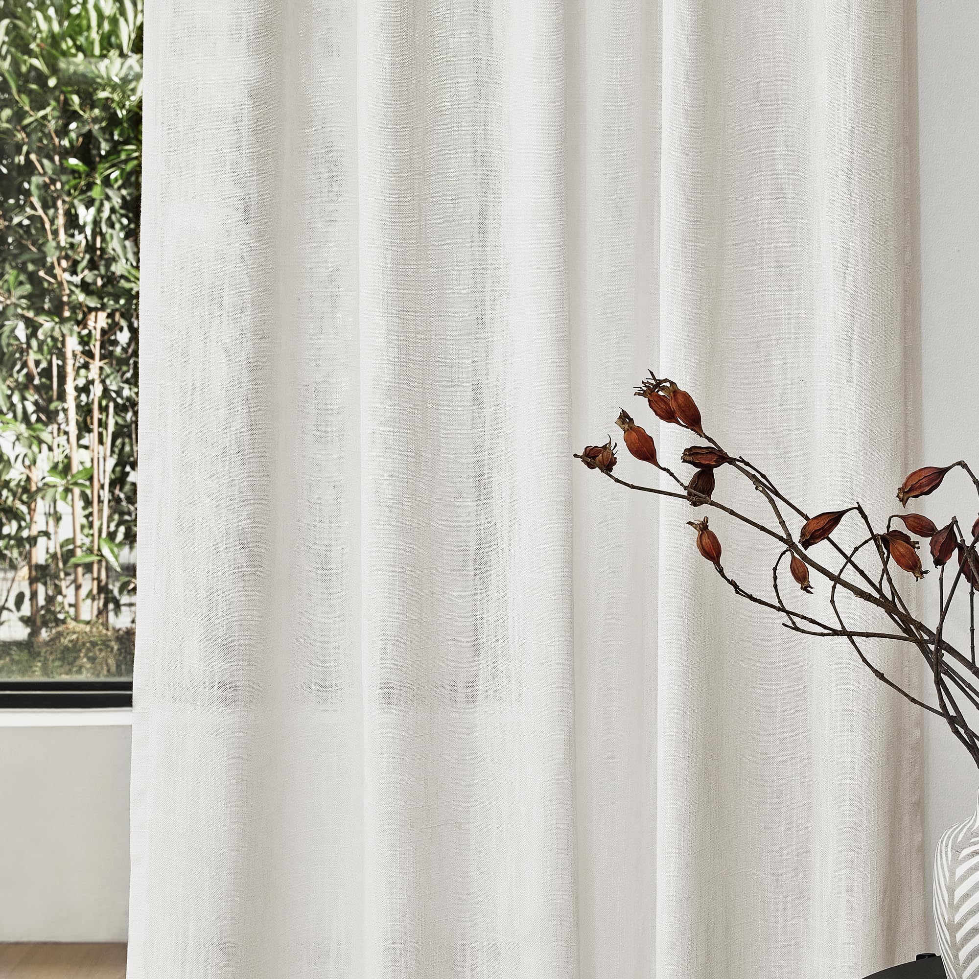 MYSKY HOME rod pocket top display illustrating classic installation and gathered look benefit