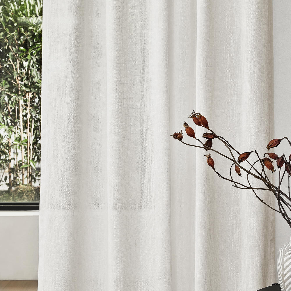 MYSKY HOME rod pocket top display illustrating classic installation and gathered look benefit