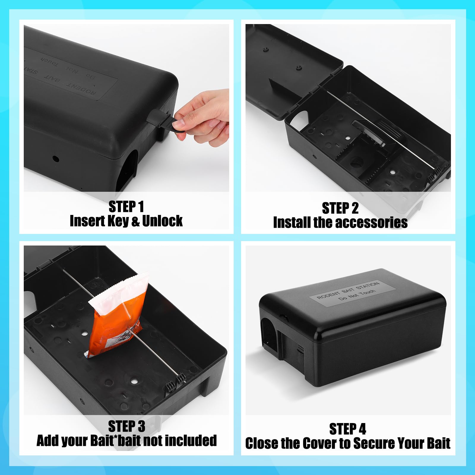 Mysora dual entry side ports highlighting easier rodent entry