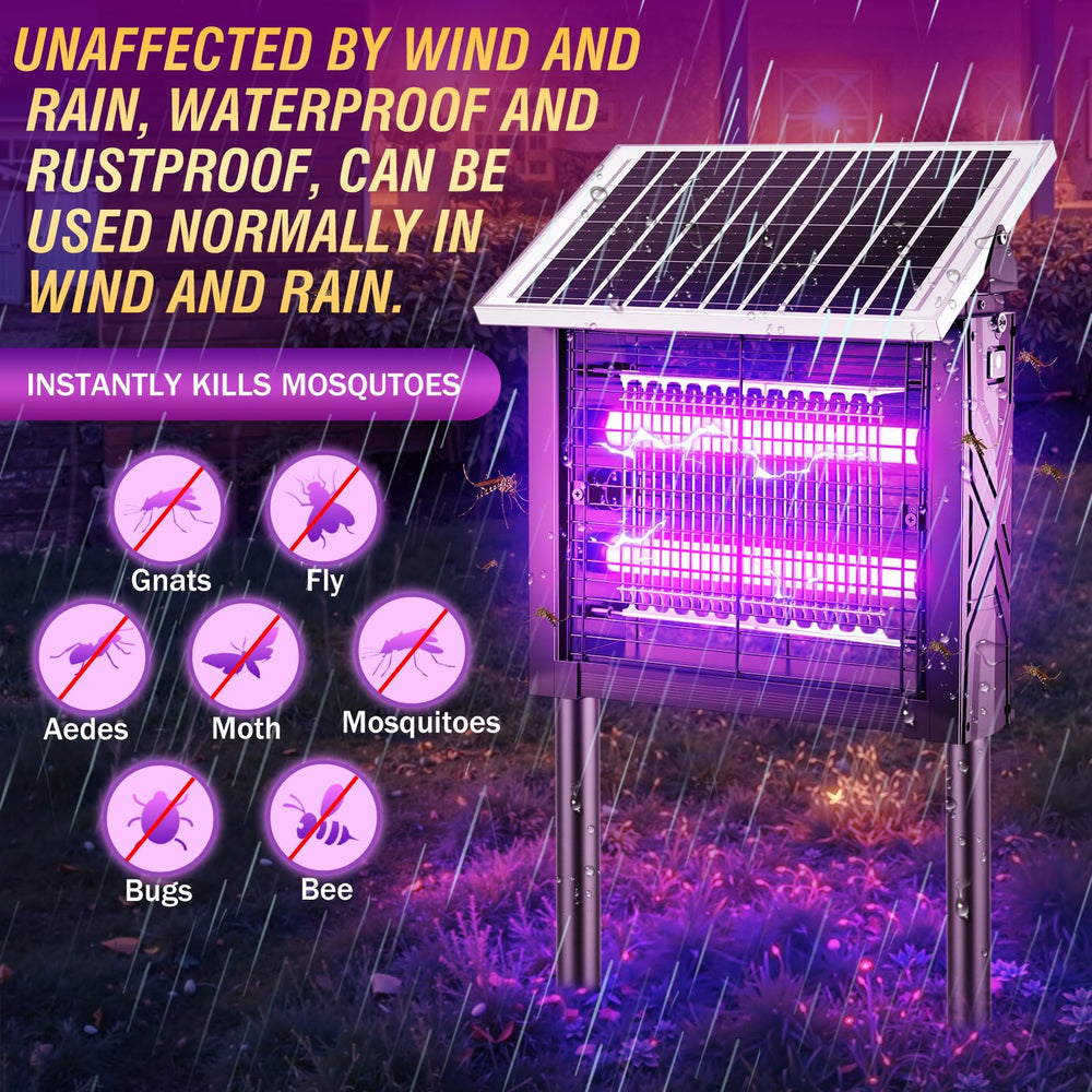 Mysora electric grid close-up illustrating the 3000V instant zapping safety