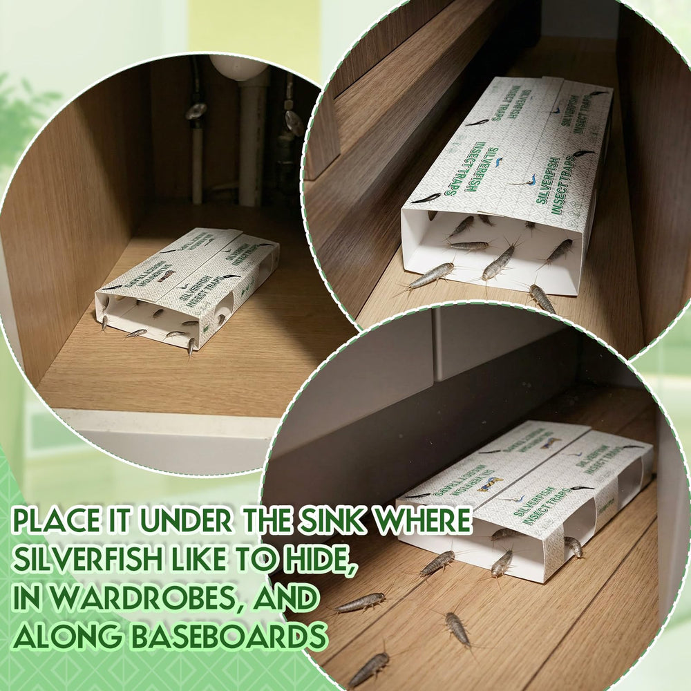 Mysora folded trap installation step showing easy setup