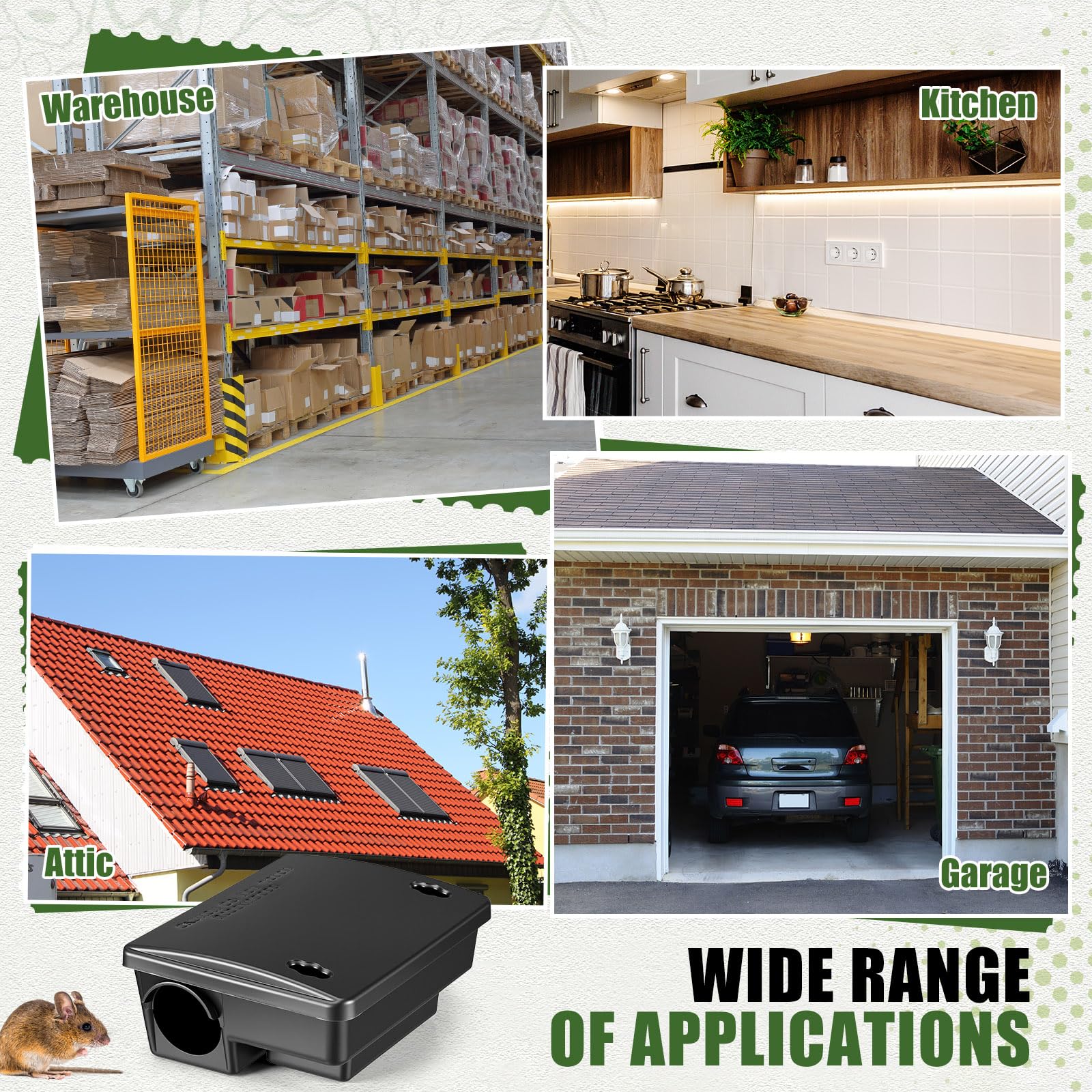 Mysora four-pack stacked outdoor showing quantity and durable outdoor readiness