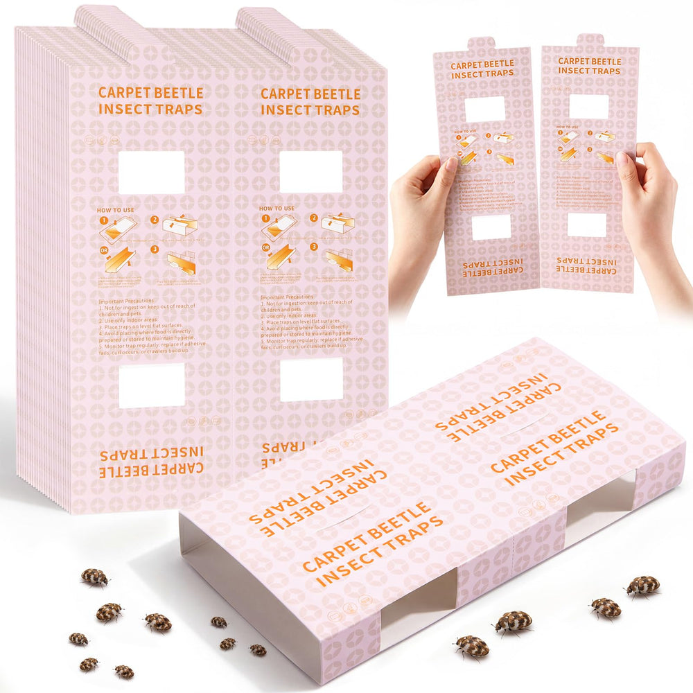 Mysora product front packaging showing 24 pheromone glue boards protecting fabrics