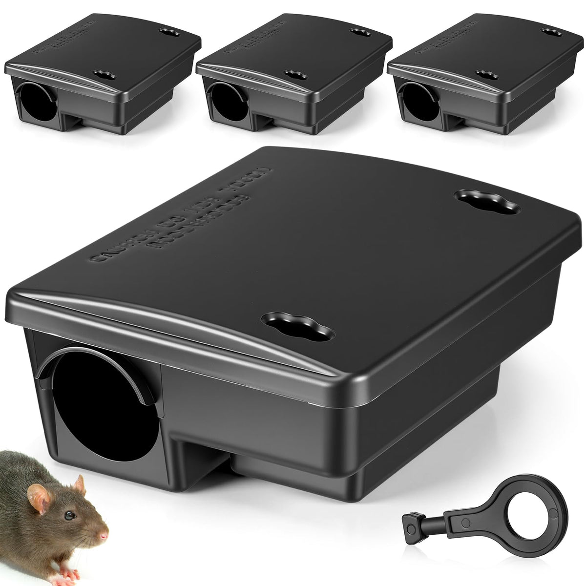Mysora front view closed station showing secure lock and weather resistance