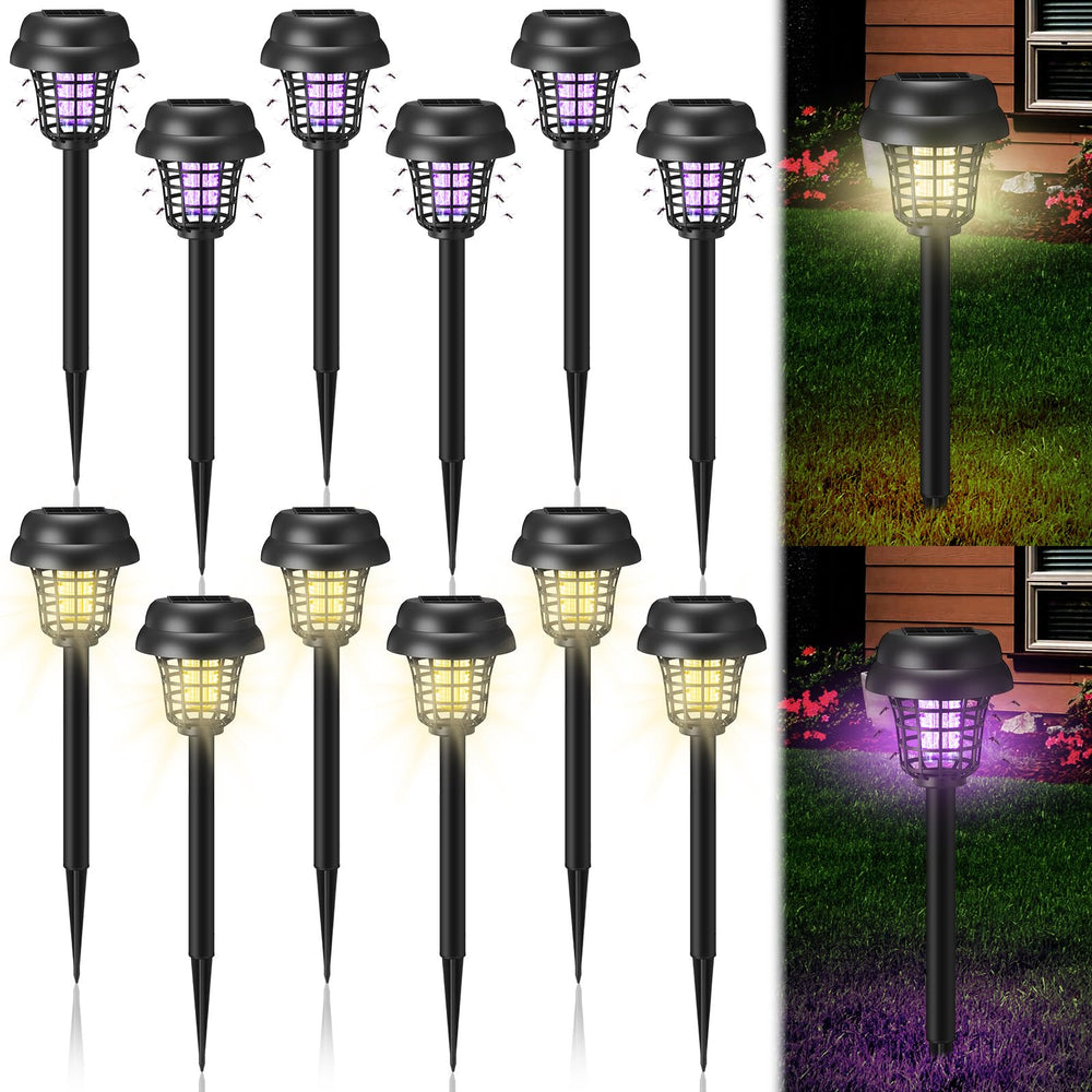Mysora front view lamp showing design and portability, enhances outdoor pest control